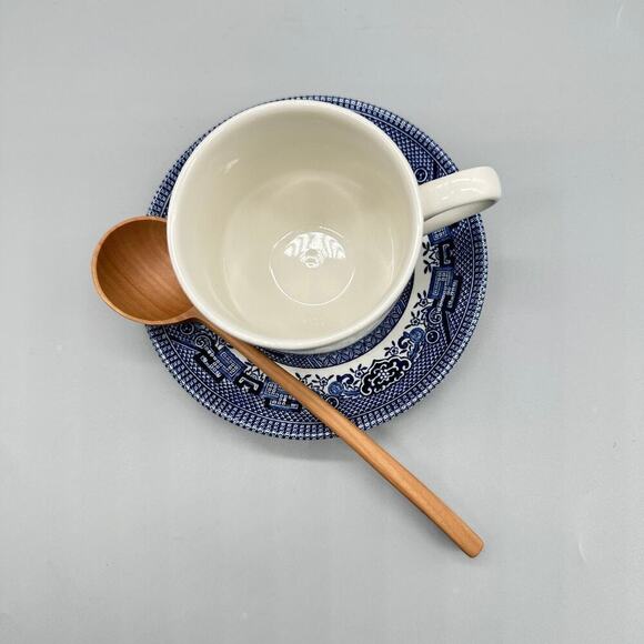 Wood Spoon Tea Utensils Beach Kitchen Long Japanese 1 Pc. - Picture 1 of 4